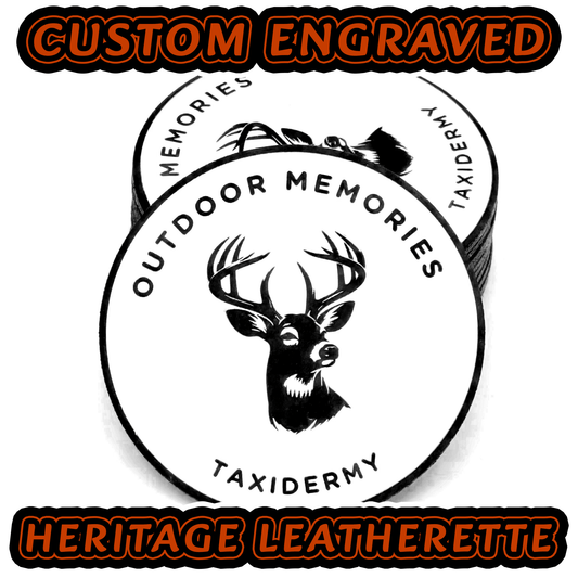 Laser Engraved Leatherette Patches