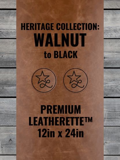 Heritage Collection: Multi - Pack Durra - Bull Premium Leatherette™ Sheets (12x24) - #LoneStar Adhesive#