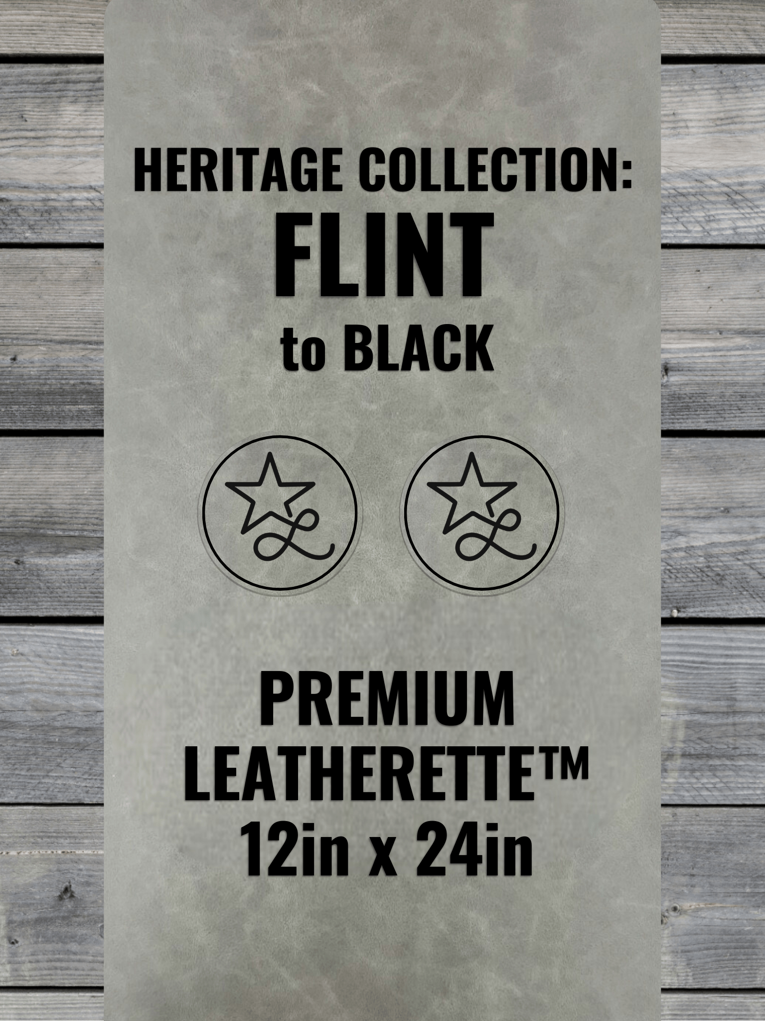 Heritage Collection: Multi - Pack Durra - Bull Premium Leatherette™ Sheets (12x24) - #LoneStar Adhesive#