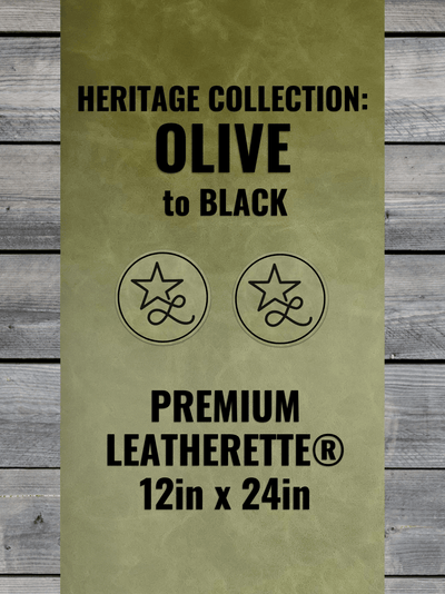 Olive / Black Heritage Leatherette