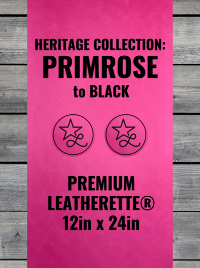 Primrose / Black Heritage Leatherette