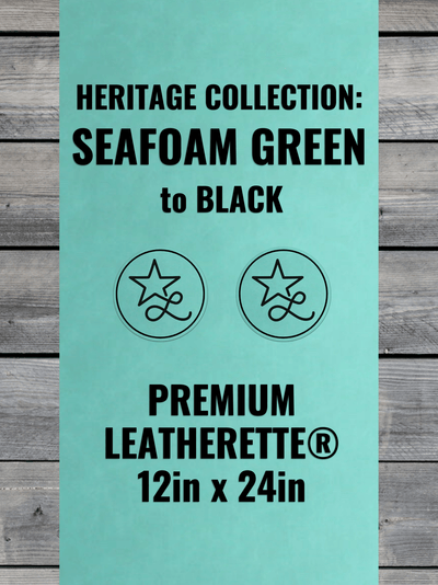 Seafoam Green / Black Heritage Leatherette