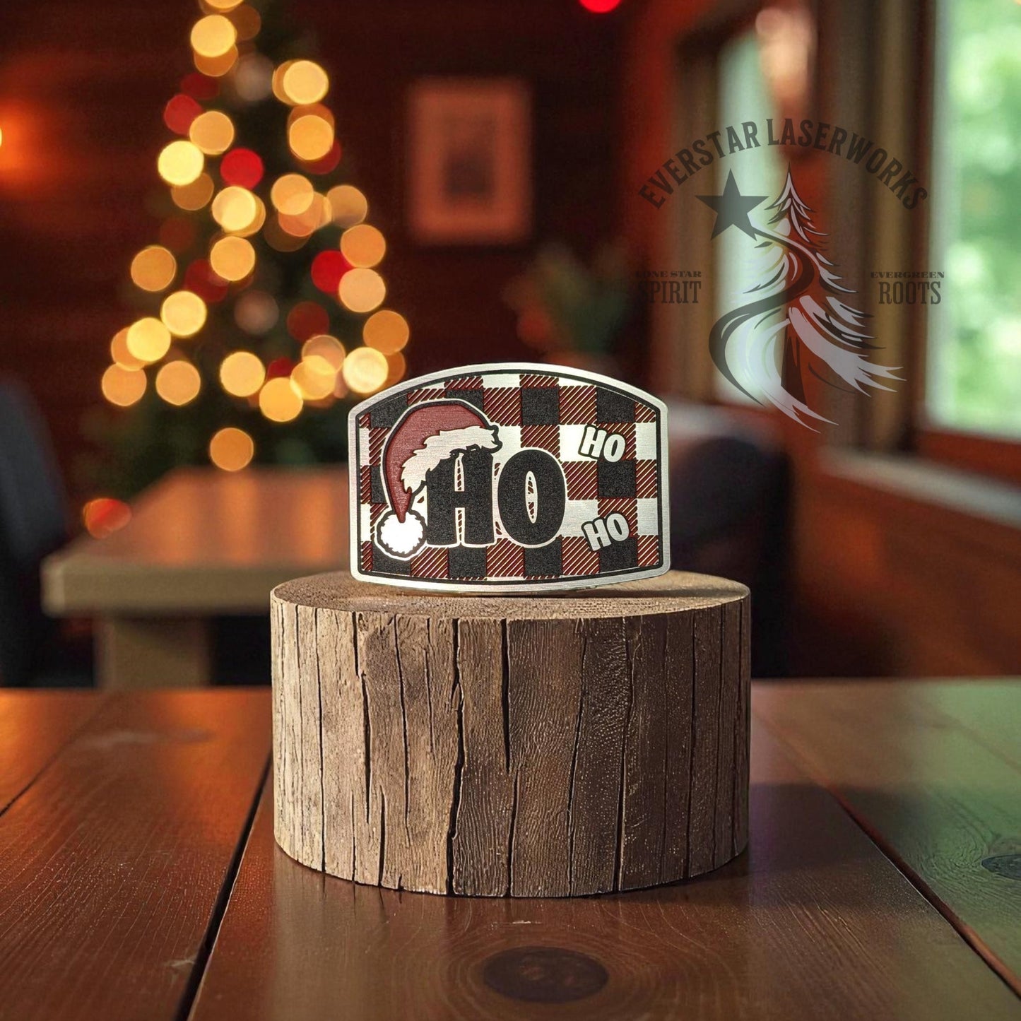 Ho Holiday Stainless Acrylic Patch - LoneStar Adhesive