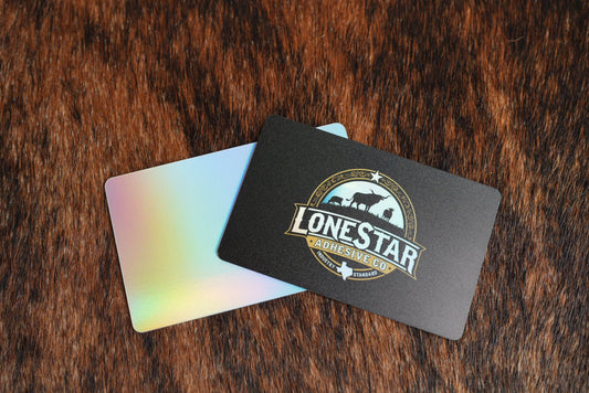 Holographic Business Cards (100pk) - LoneStar Adhesive