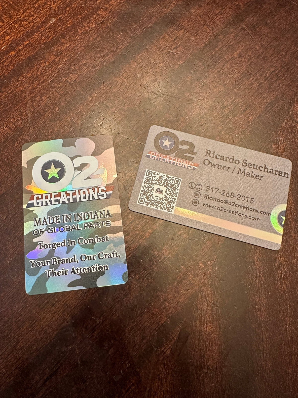 Holographic Business Cards - LoneStar Adhesive