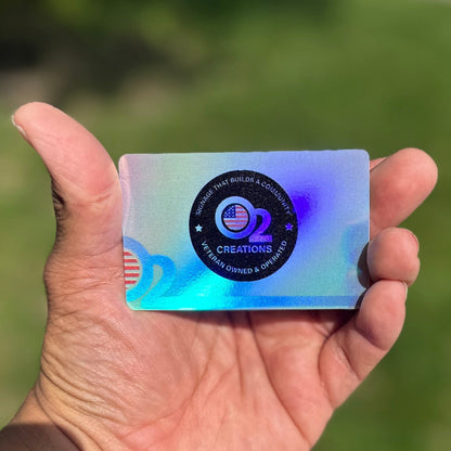 Holographic Business Cards - LoneStar Adhesive
