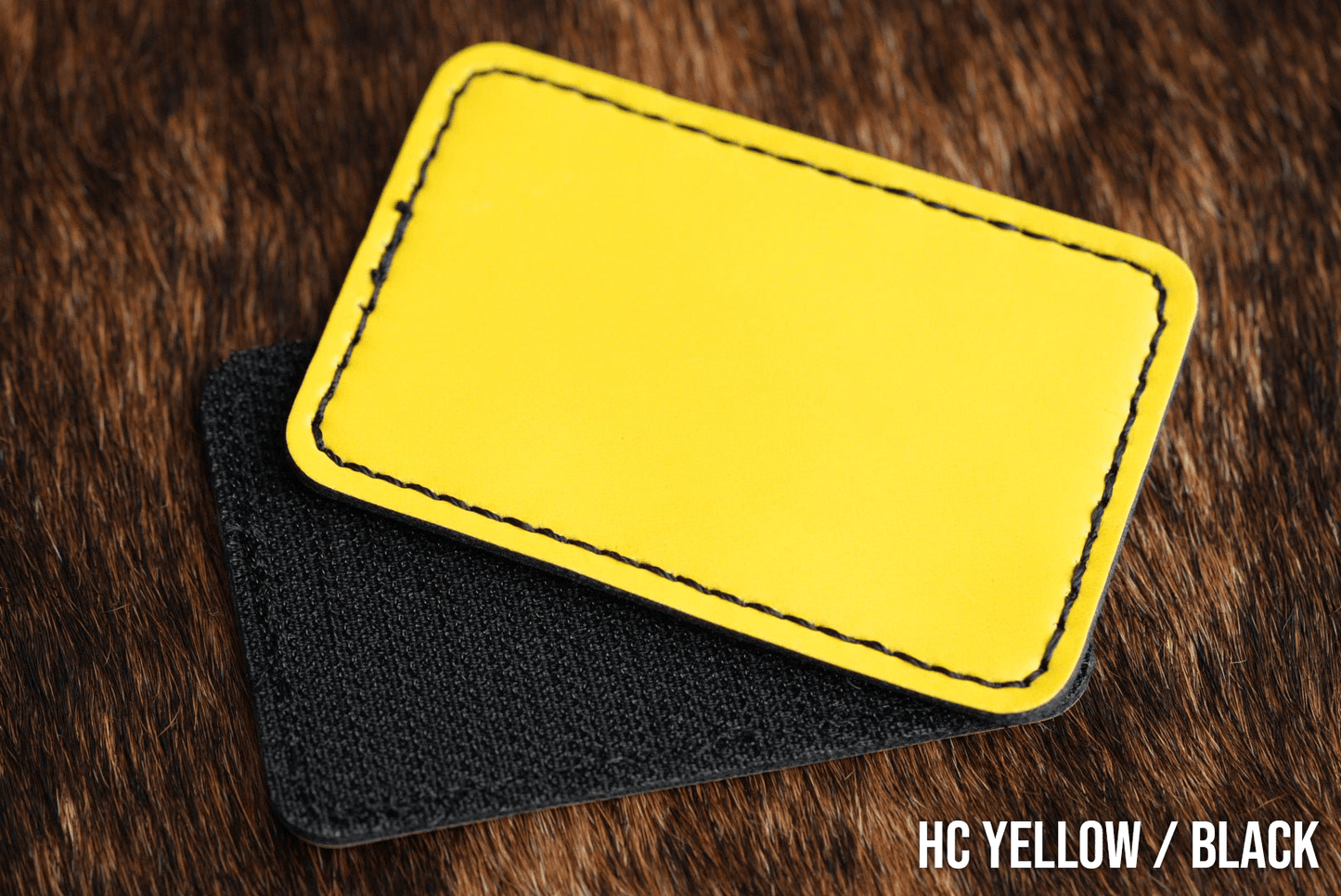 Hook & Loop Premium Leatherette® Patches - 2"x3" Rectangle - LoneStar Adhesive