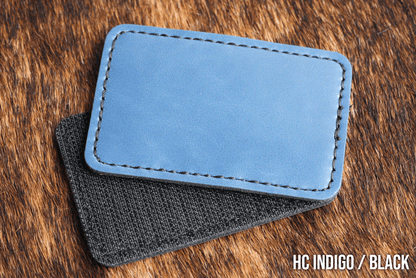 Hook & Loop Premium Leatherette® Patches - 2"x3" Rectangle - LoneStar Adhesive