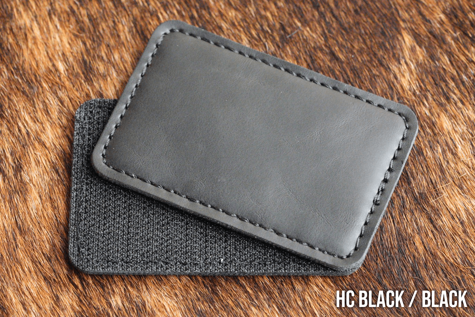 Hook & Loop Premium Leatherette® Patches - 2"x3" Rectangle - LoneStar Adhesive