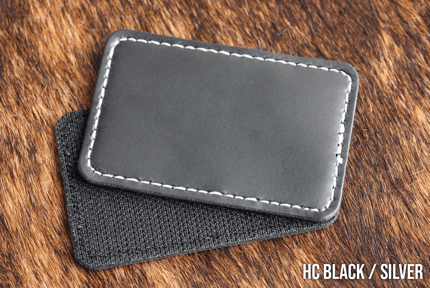 Hook & Loop Premium Leatherette® Patches - 2"x3" Rectangle - LoneStar Adhesive