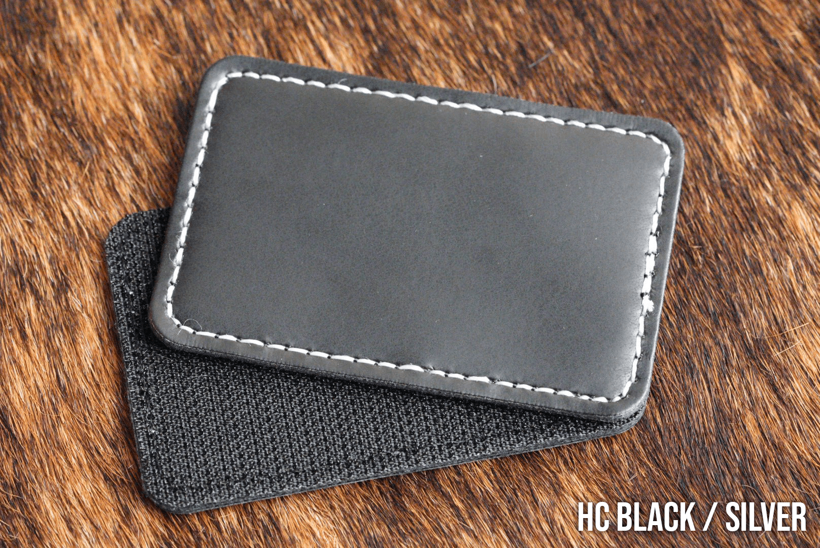 Hook & Loop Premium Leatherette® Patches - 2"x3" Rectangle - LoneStar Adhesive