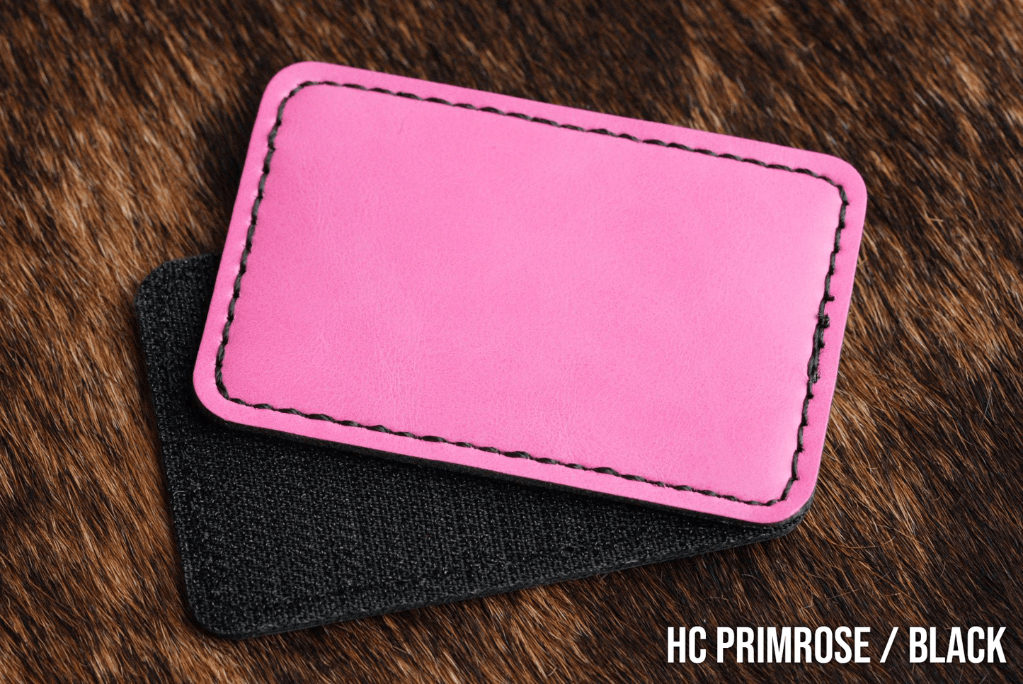 Hook & Loop Premium Leatherette® Patches - 2"x3" Rectangle - LoneStar Adhesive