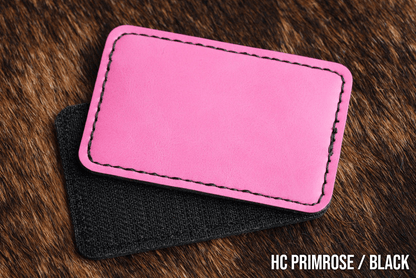 Hook & Loop Premium Leatherette® Patches - 2"x3" Rectangle - LoneStar Adhesive