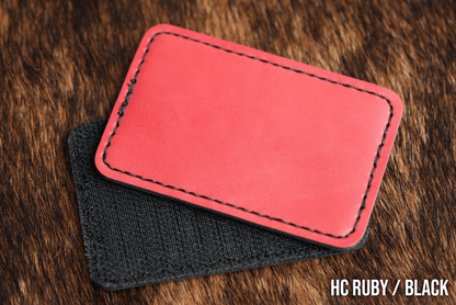 Hook & Loop Premium Leatherette® Patches - 2"x3" Rectangle - LoneStar Adhesive