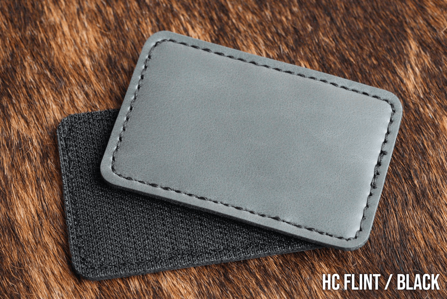 Hook & Loop Premium Leatherette® Patches - 2"x3" Rectangle - LoneStar Adhesive