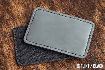 Hook & Loop Premium Leatherette® Patches - 2"x3" Rectangle - LoneStar Adhesive