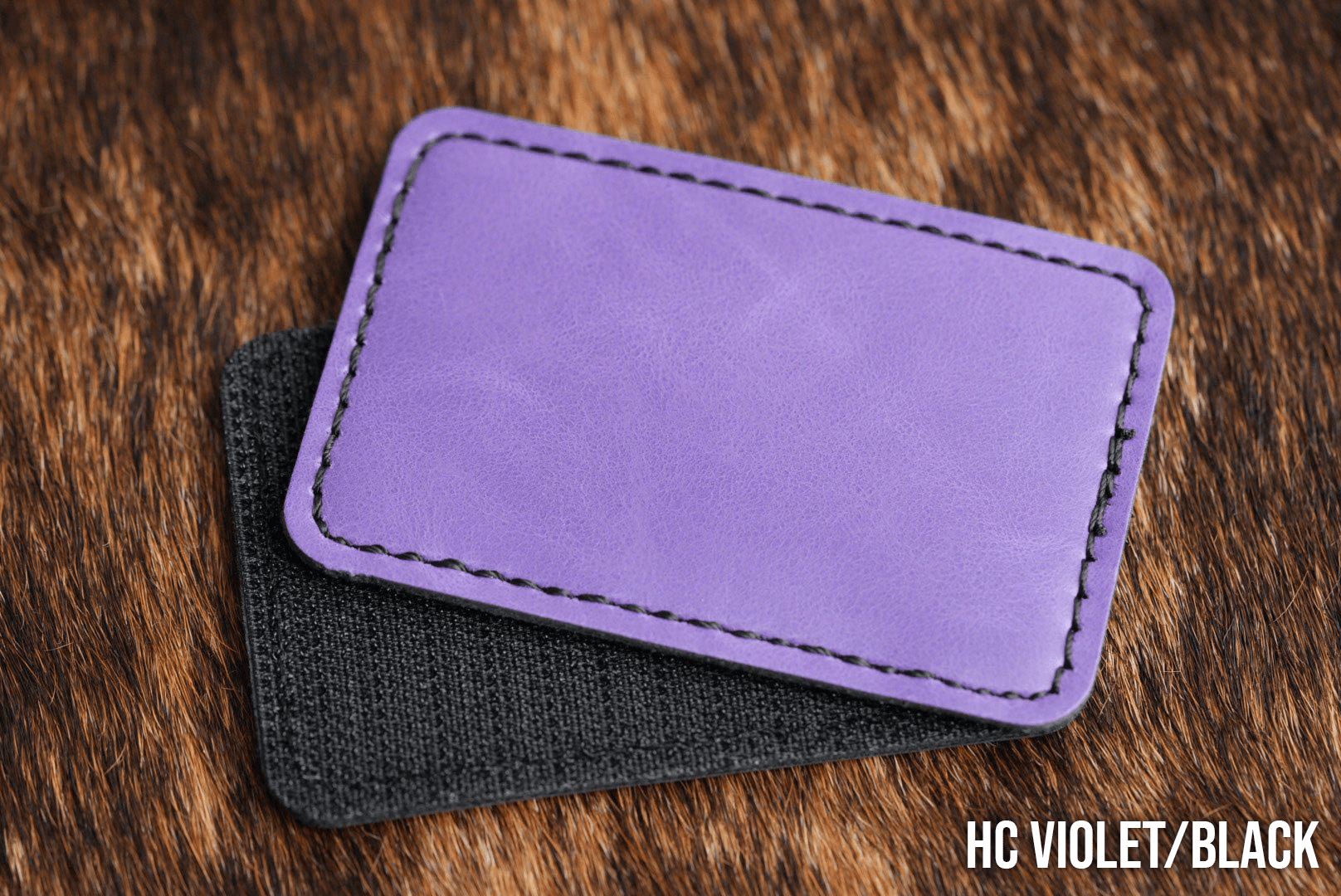 Hook & Loop Premium Leatherette® Patches - 2"x3" Rectangle - LoneStar Adhesive