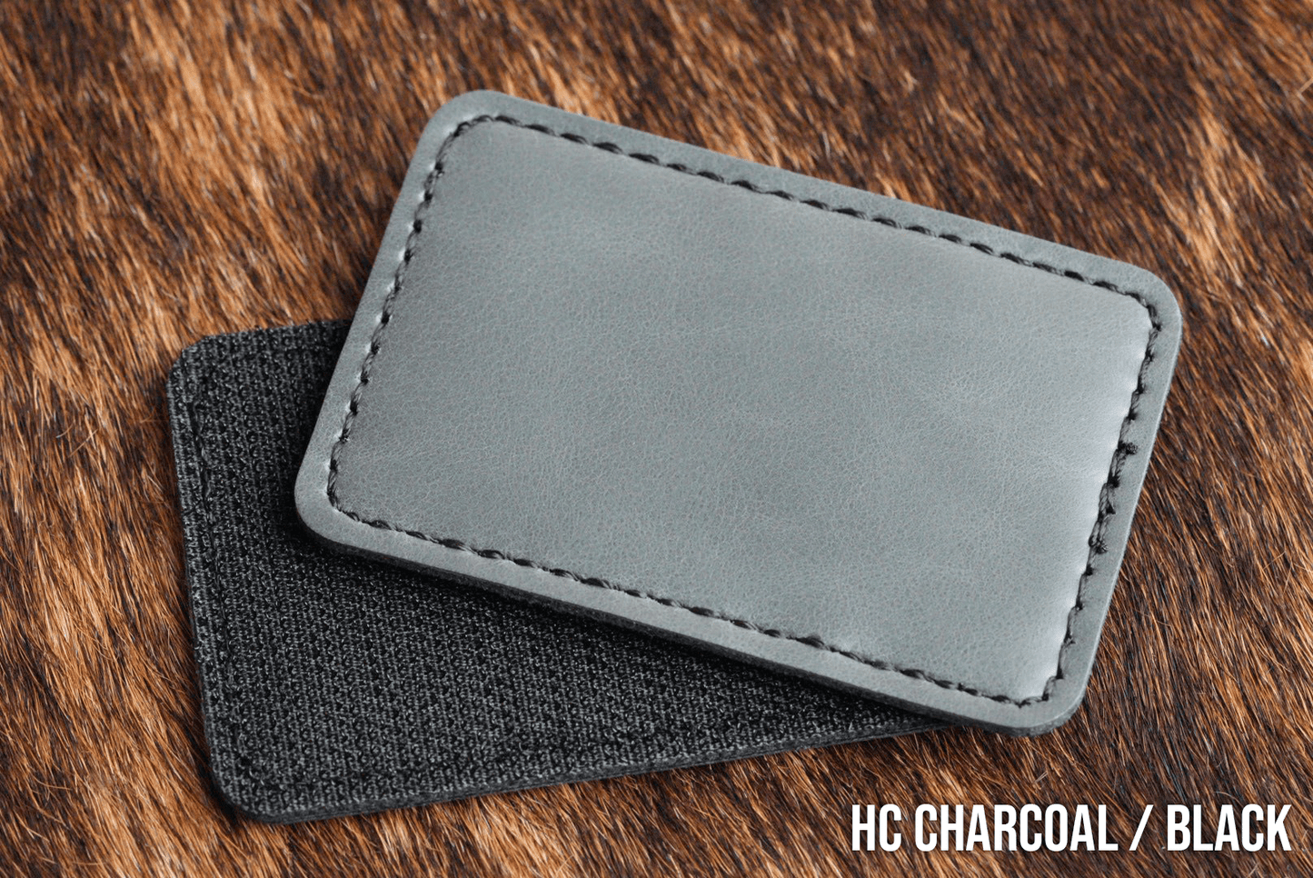 Hook & Loop Premium Leatherette® Patches - 2"x3" Rectangle - LoneStar Adhesive