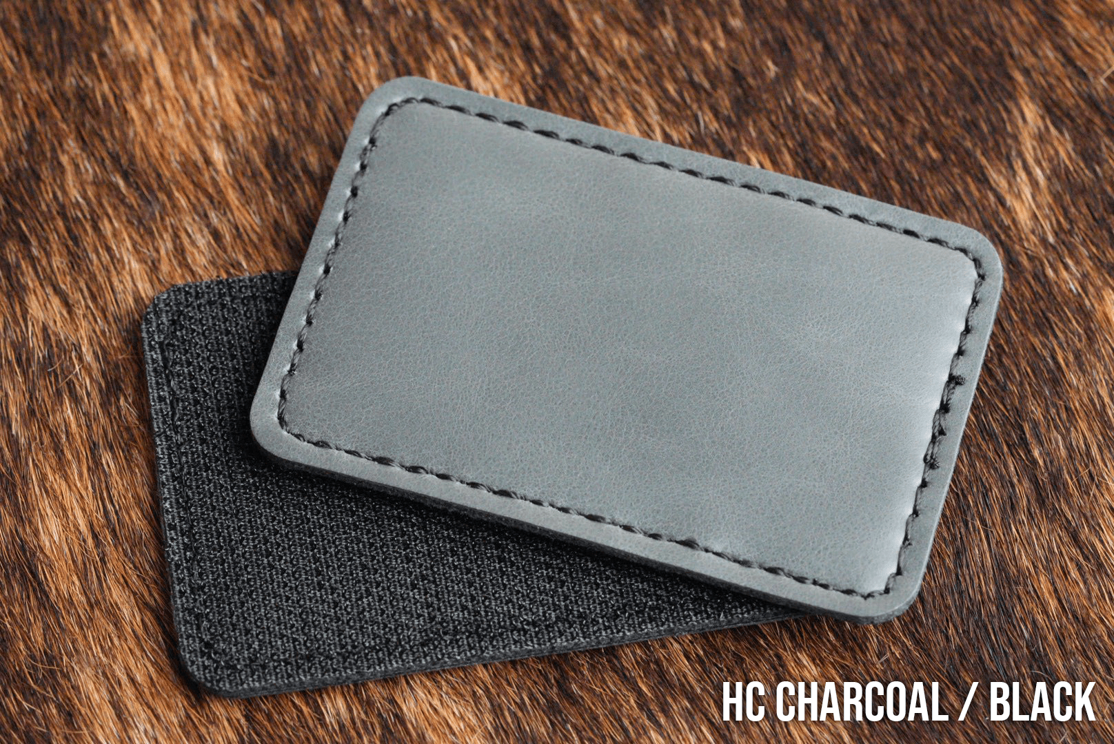 Hook & Loop Premium Leatherette® Patches - 2"x3" Rectangle - LoneStar Adhesive