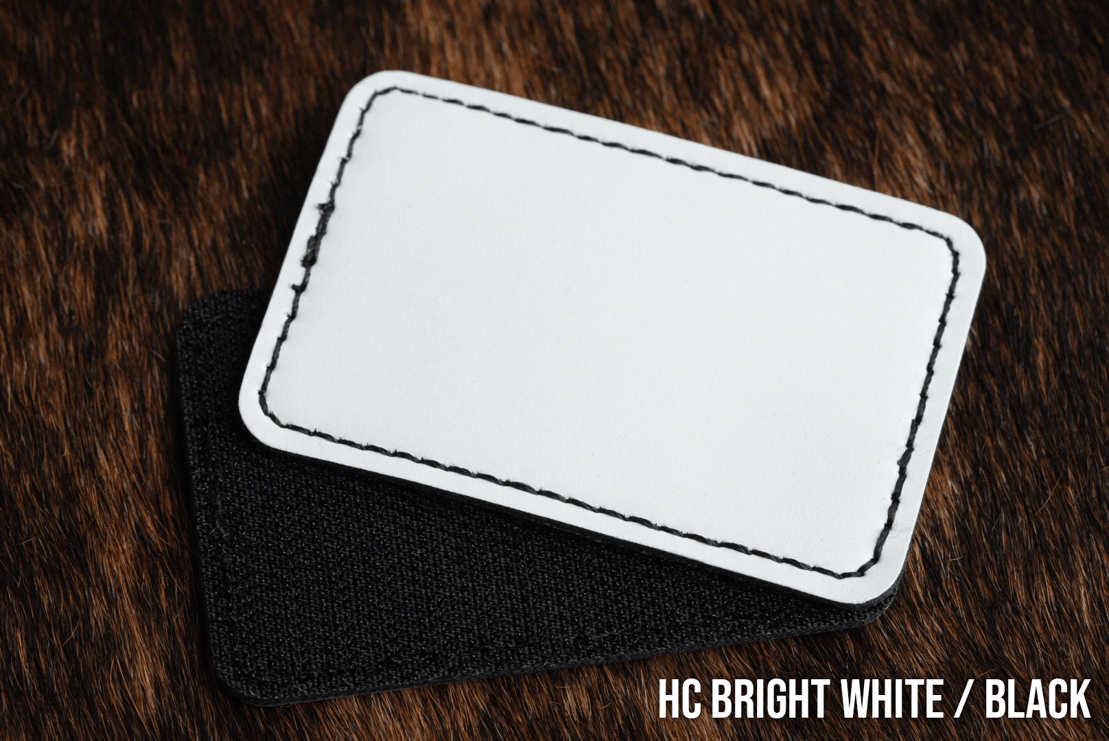 Hook & Loop Premium Leatherette® Patches - 2"x3" Rectangle - LoneStar Adhesive