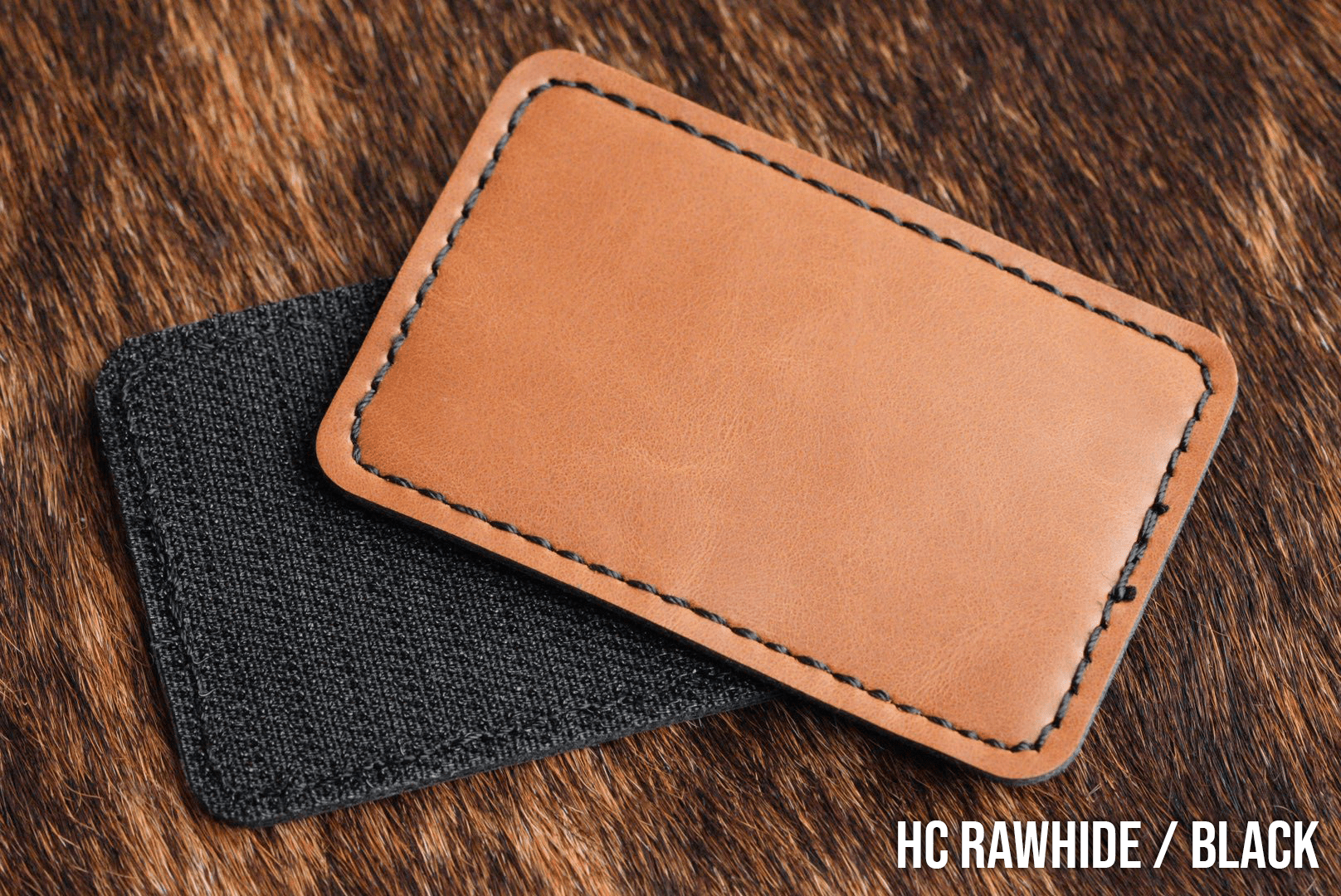 Hook & Loop Premium Leatherette® Patches - 2"x3" Rectangle - LoneStar Adhesive