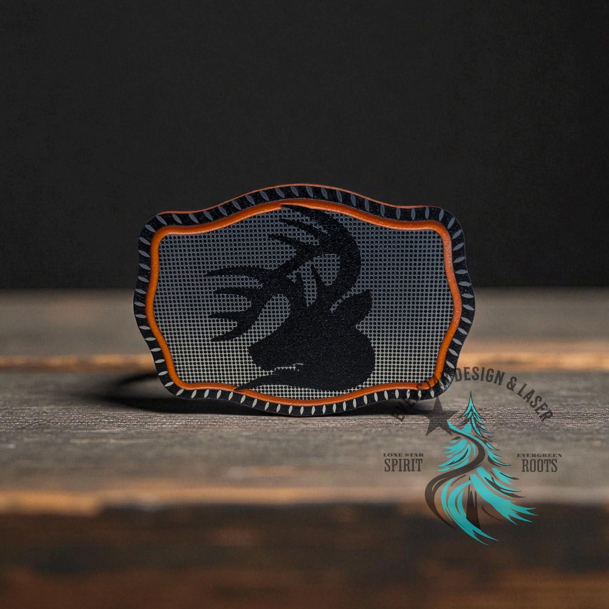 Hunter’s Edge Buck Stainless Acrylic Patch - LoneStar Adhesive
