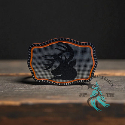 Hunter’s Edge Buck Stainless Acrylic Patch - LoneStar Adhesive