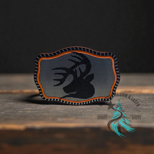Hunter’s Edge Buck Stainless Acrylic Patch - LoneStar Adhesive