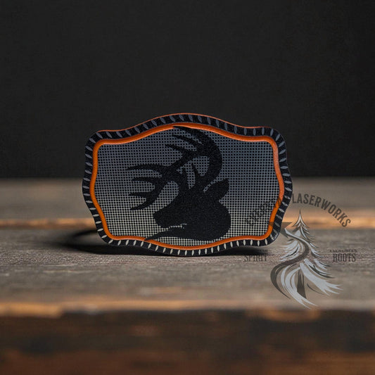 Hunter’s Edge Buck Stainless Acrylic Patch - LoneStar Adhesive