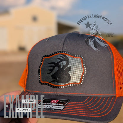 Hunter’s Edge Buck Stainless Acrylic Patch - LoneStar Adhesive