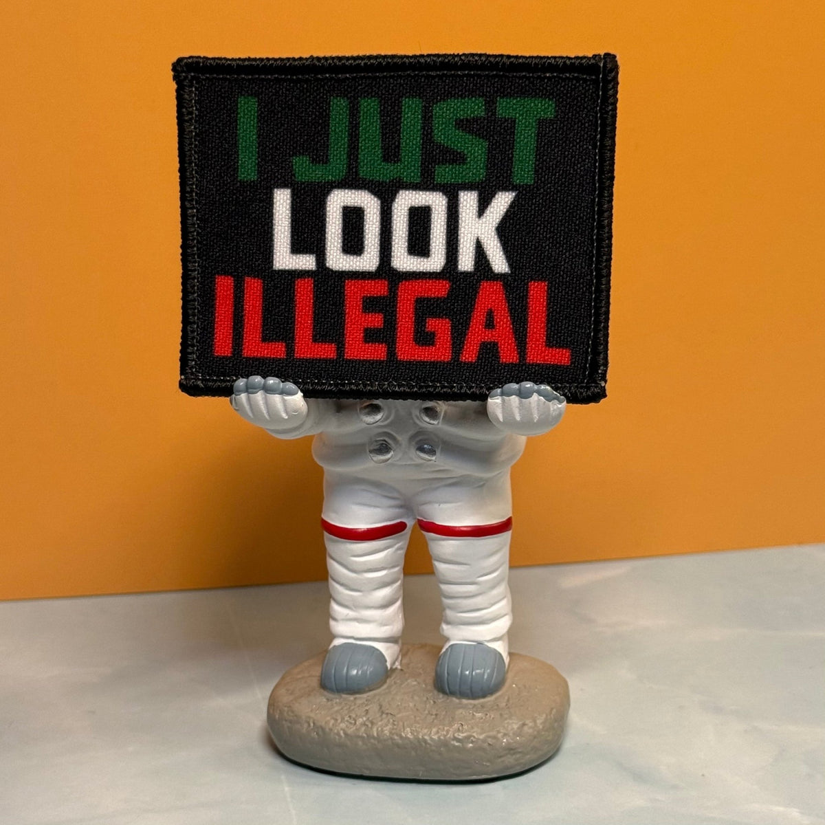 I Just Look Illegal Funny Morale Patch, 2x3" | Made in USA | VELCRO® Brand Hook Backing - #LoneStar Adhesive#