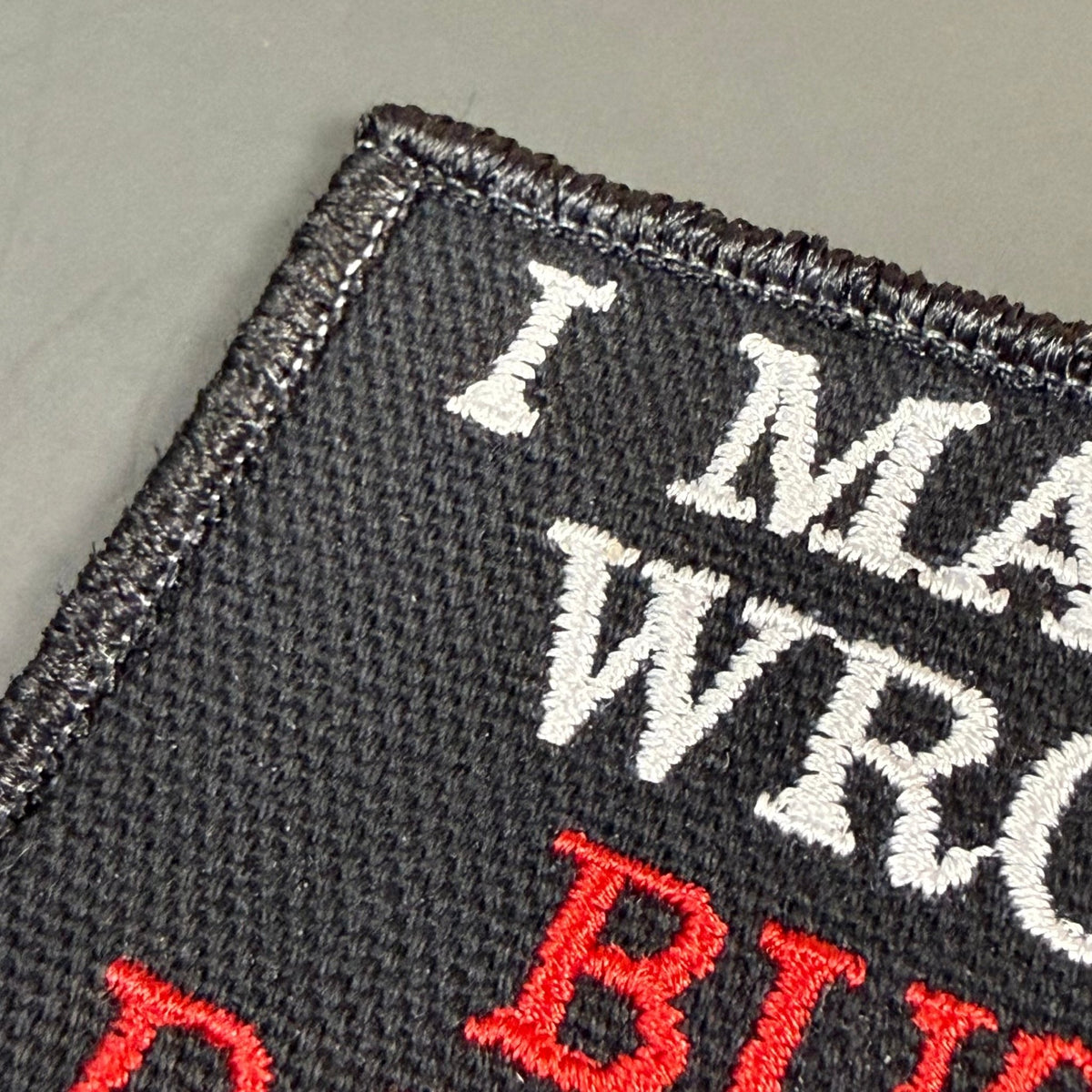 I May Be Wrong But I Doubt It Funny Morale Patch, 2x3" | Made in USA | VELCRO® Brand Hook Backing - LoneStar Adhesive