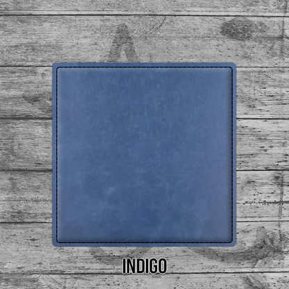 Coasters (6pk of 4" Square): Heritage Collection Premium Leatherette®