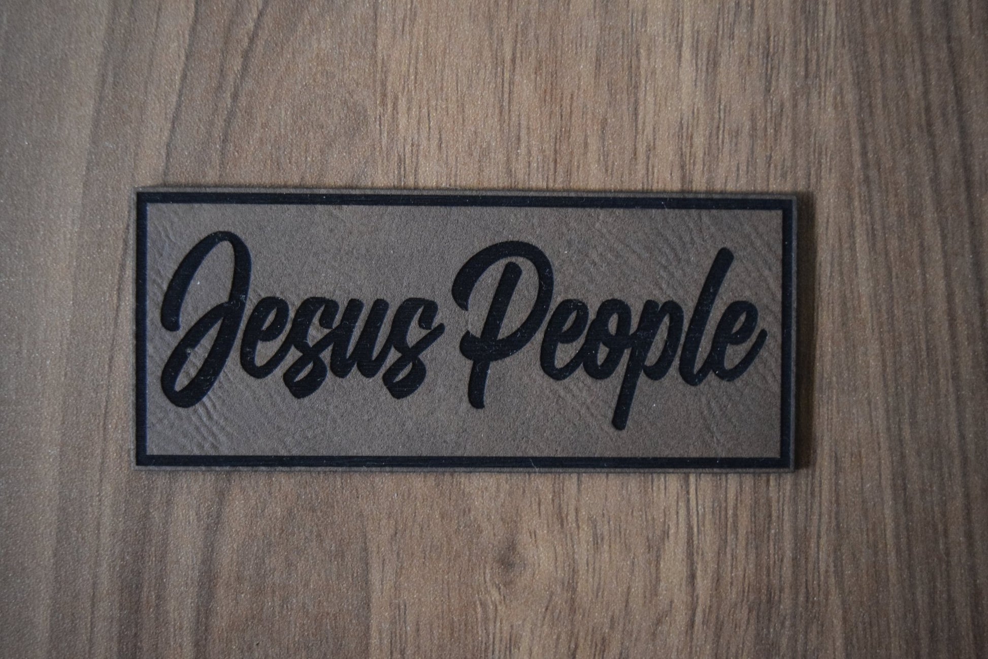 "Jesus People" Christian Leatherette Patch - LoneStar Adhesive