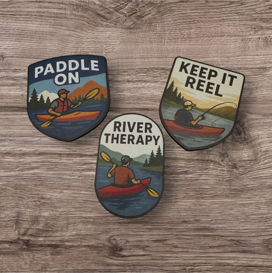 Kayak Life - UV Printed Patch - LoneStar Adhesive