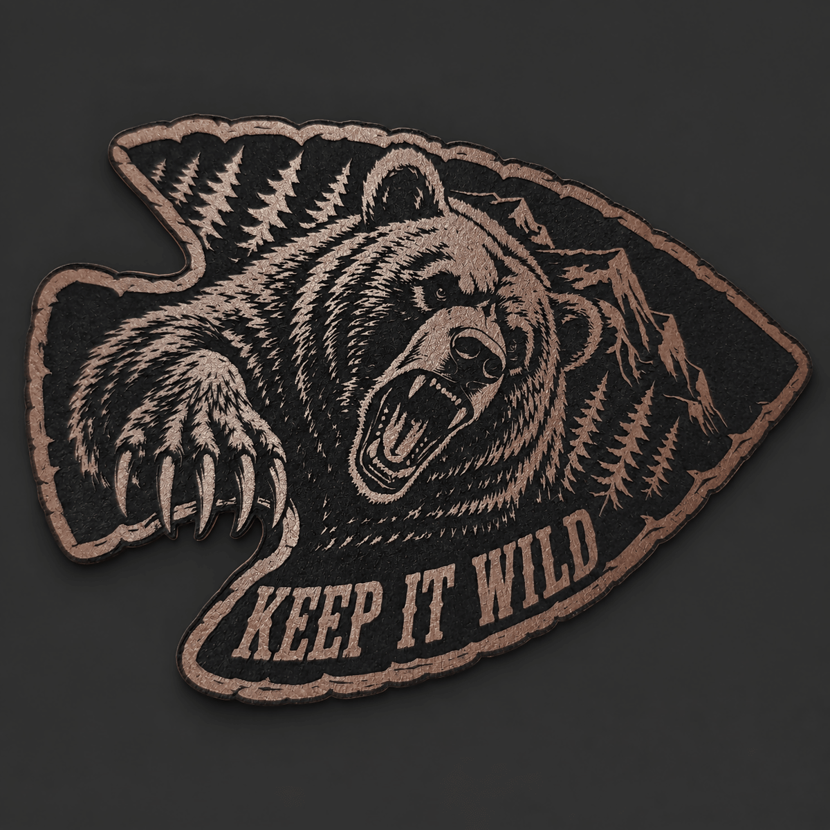 Keep It Wild Bear Arrowhead (Digital File Only) - LoneStar Adhesive