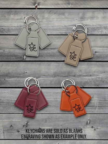 Keychains: Heritage Collection Premium Leatherette™ - #LoneStar Adhesive#