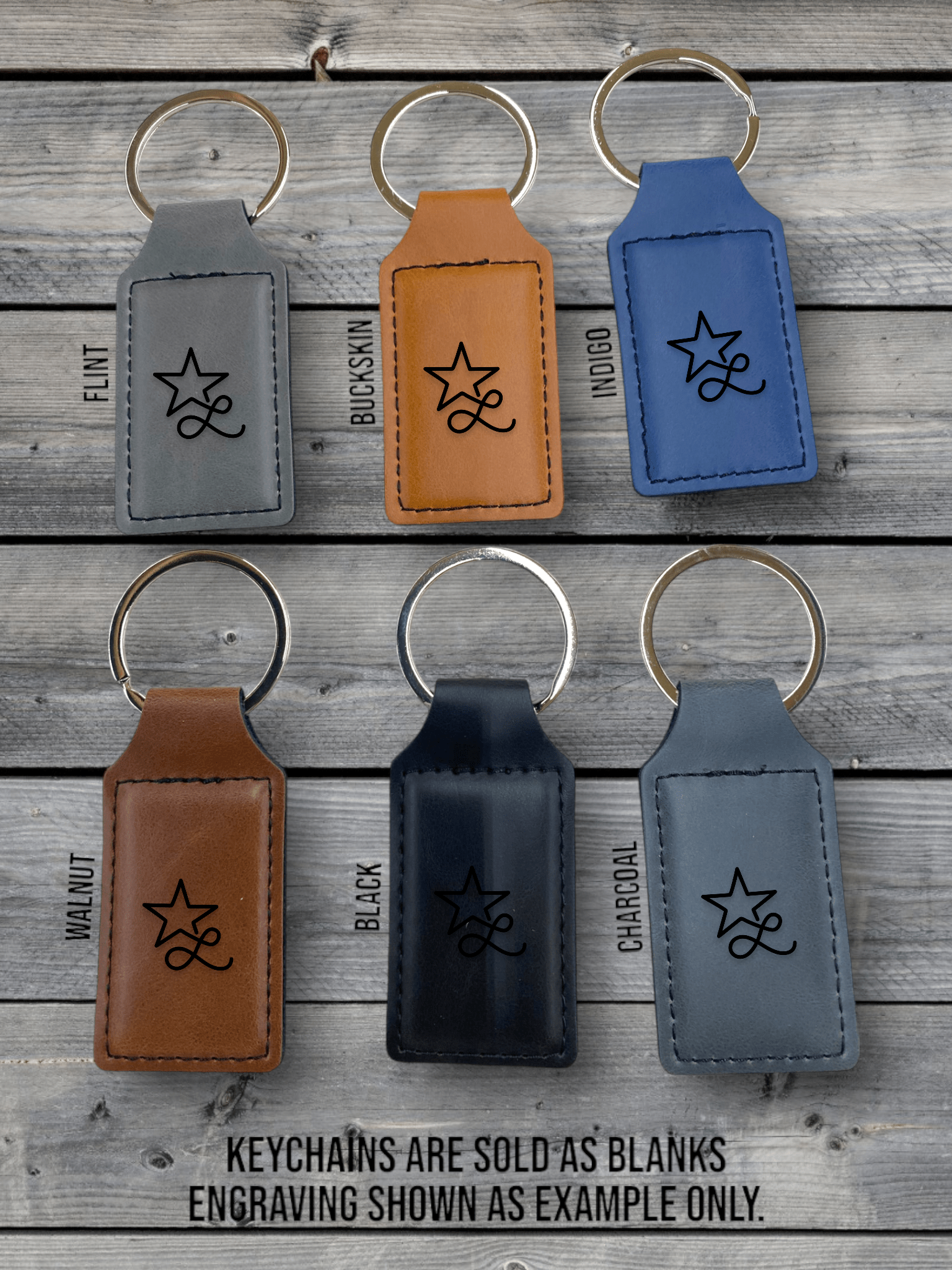 Keychains: Heritage Collection Premium Leatherette™ - #LoneStar Adhesive#