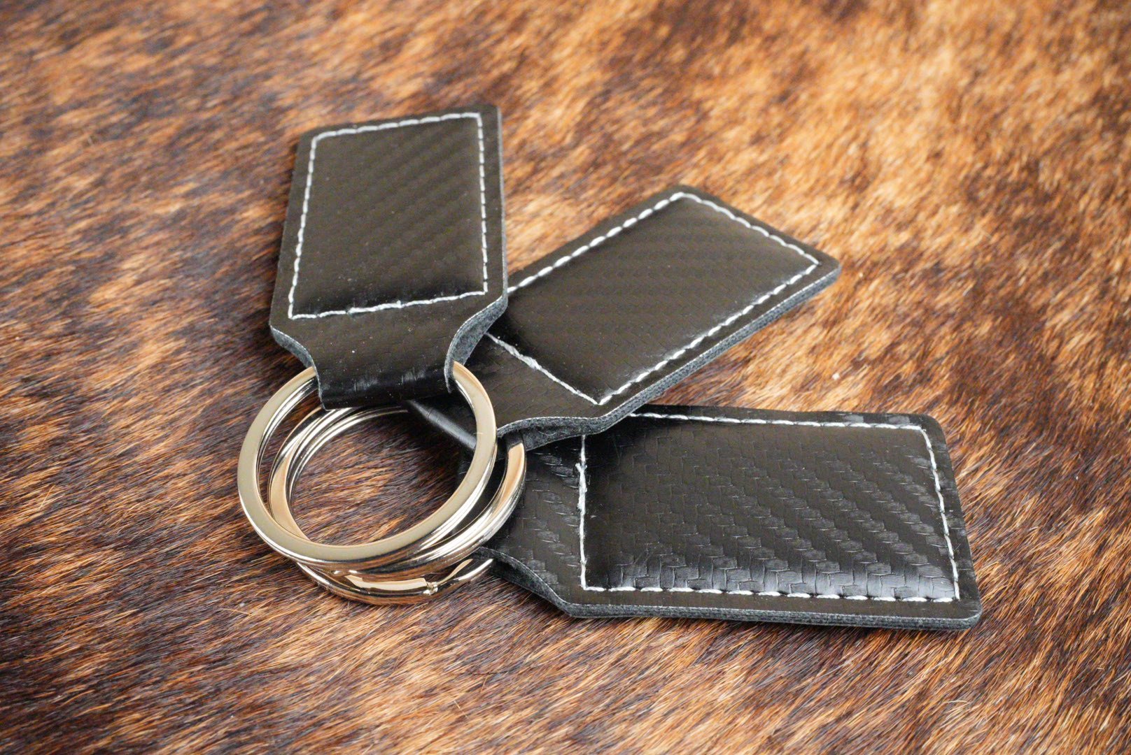 Keychains: Premium Leatherette® (10pk) - LoneStar Adhesive