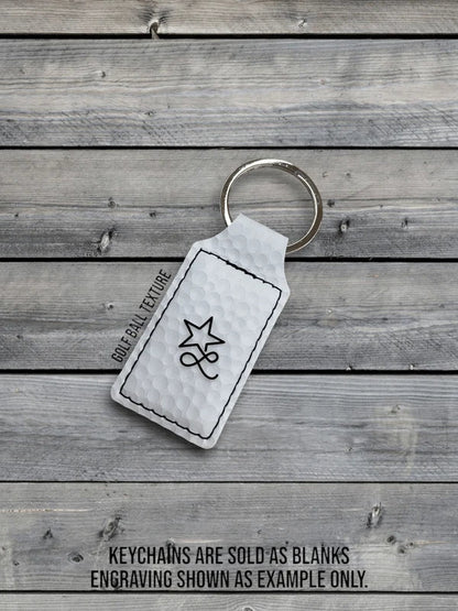 Keychains: Premium Leatherette® (10pk) - LoneStar Adhesive
