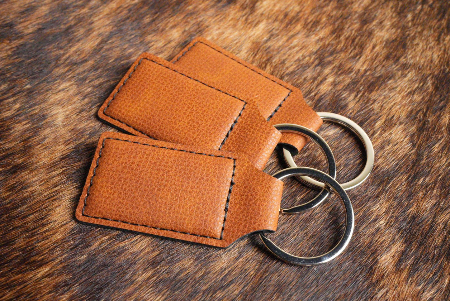 Keychains: Premium Leatherette® (10pk) - LoneStar Adhesive