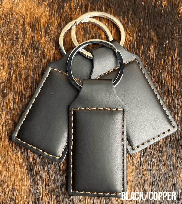 Keychains: Premium Leatherette® (10pk) - LoneStar Adhesive