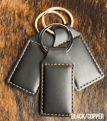 Keychains: Premium Leatherette® (10pk) - LoneStar Adhesive