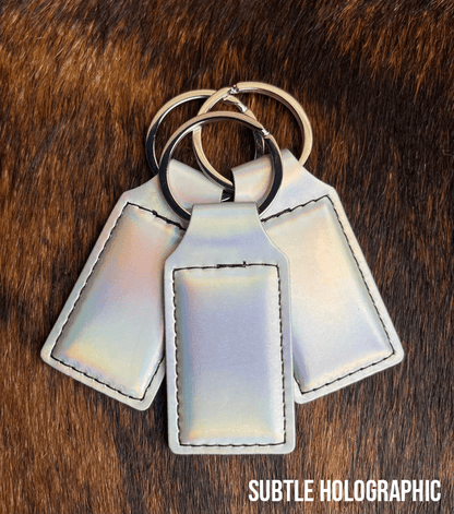 Keychains: Premium Leatherette® (10pk) - LoneStar Adhesive
