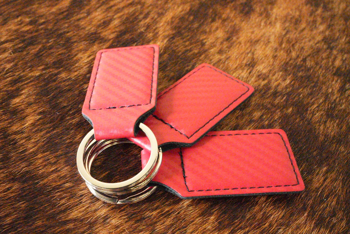Keychains: Premium Leatherette® (10pk) - LoneStar Adhesive