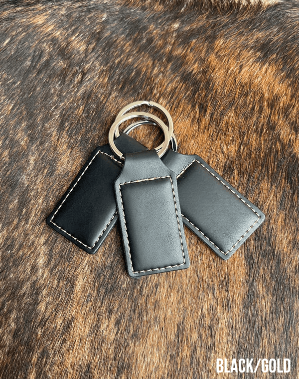 Keychains: Premium Leatherette® (10pk) - LoneStar Adhesive