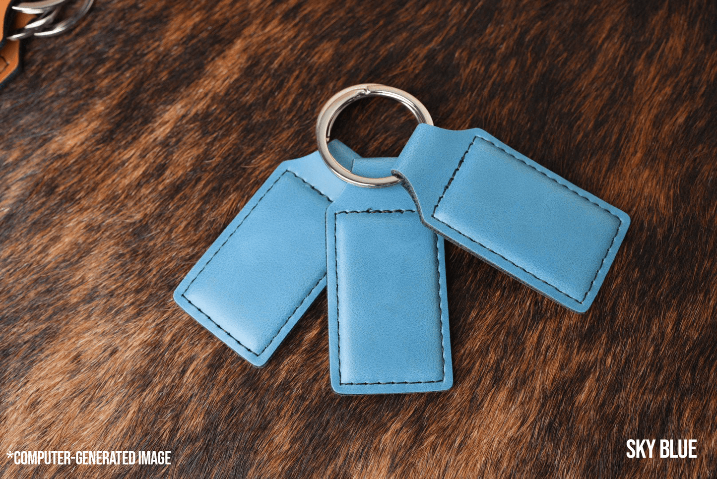 Keychains: Premium Leatherette® - LoneStar Adhesive