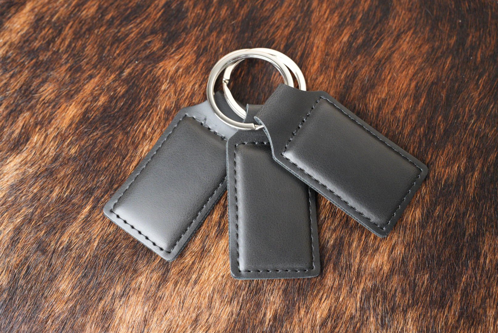 Keychains: Premium Leatherette® - #LoneStar Adhesive#