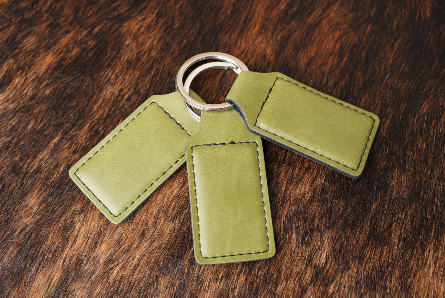 Keychains: Premium Leatherette® - #LoneStar Adhesive#