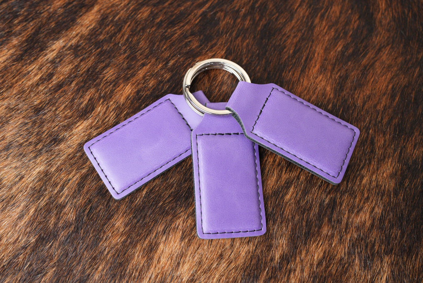 Keychains: Premium Leatherette® - #LoneStar Adhesive#